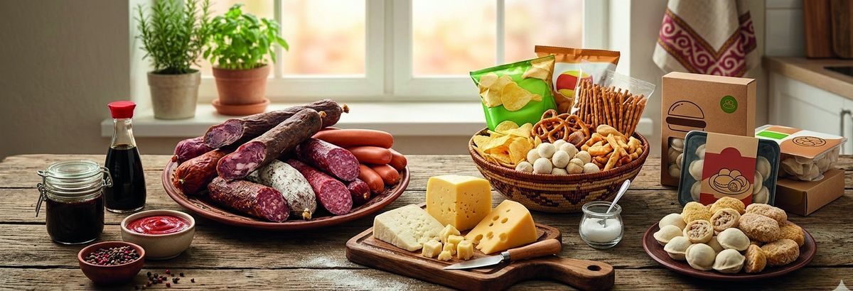 Скрытая соль в готовых продуктах